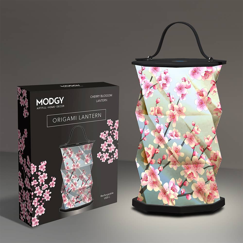 Cherry Blossom Origami Lantern