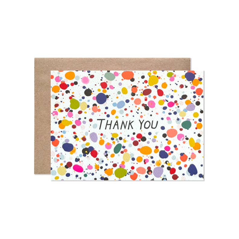 Thank You Splatter, Set Of 8