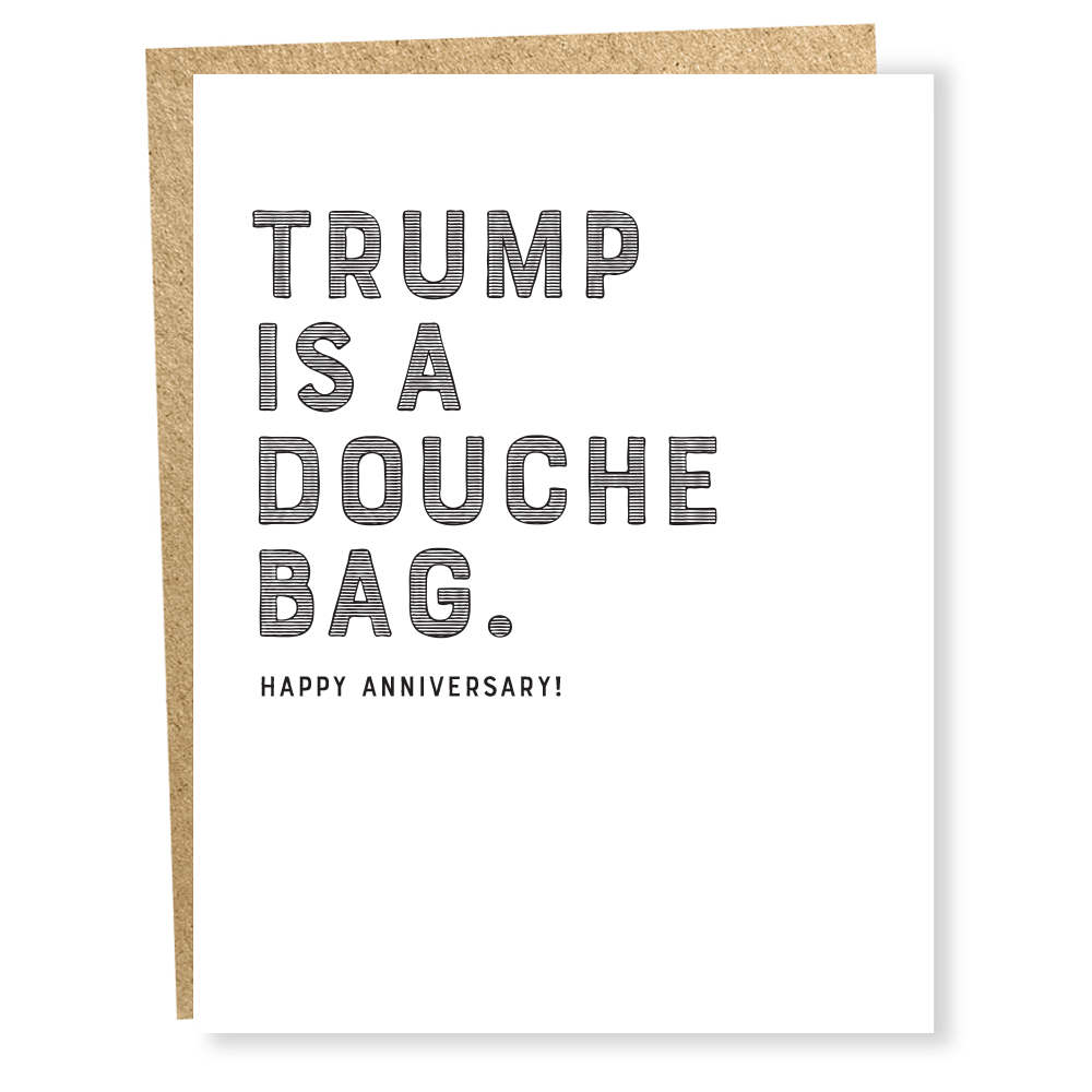 Trump/Douchebag Card