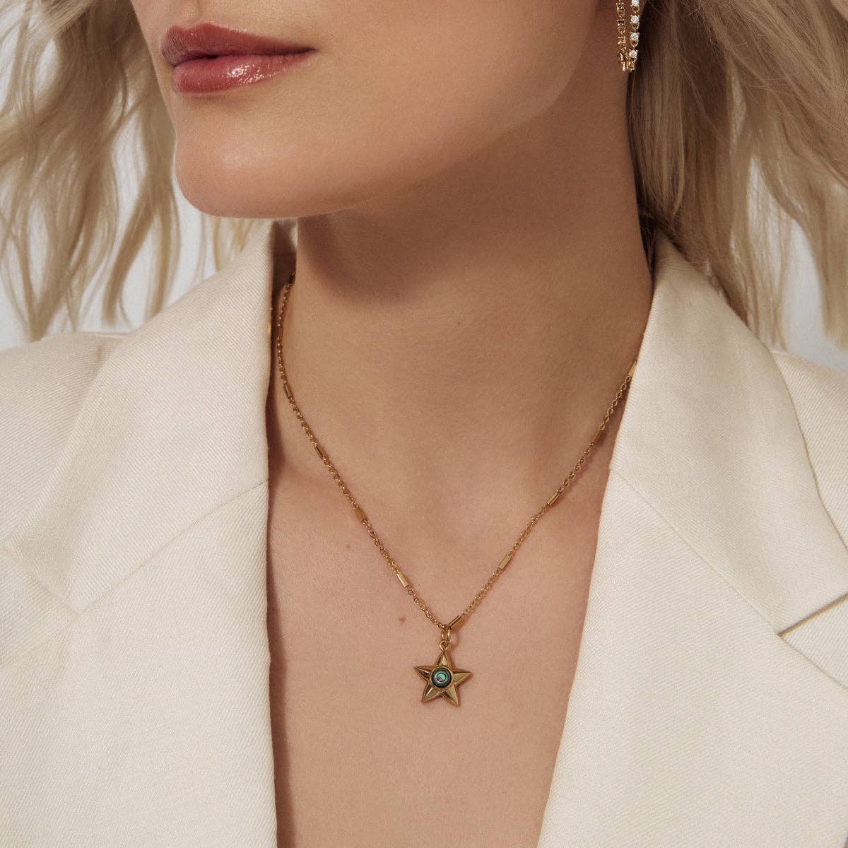 Lucky Star Abalone Necklace