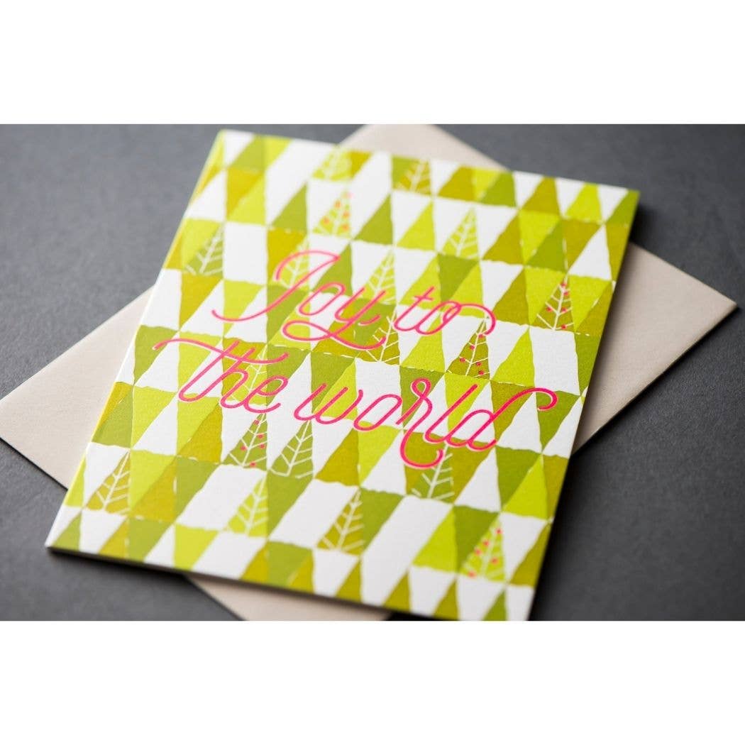 Joy to the World Modern Card