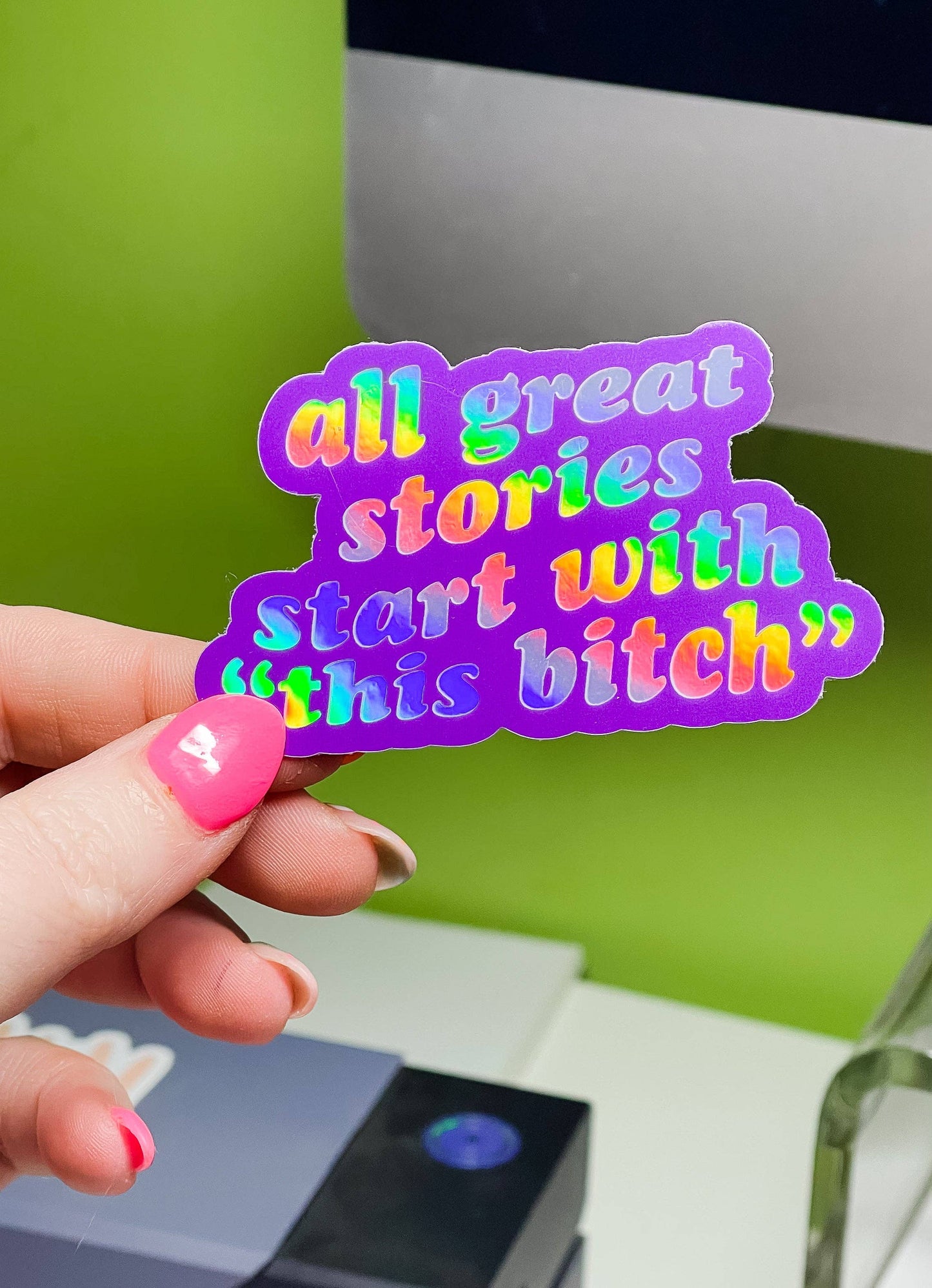 All Great Stories Sticker
