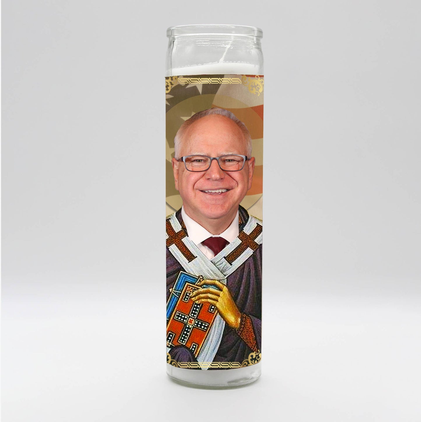 Saint Tim Walz Candle
