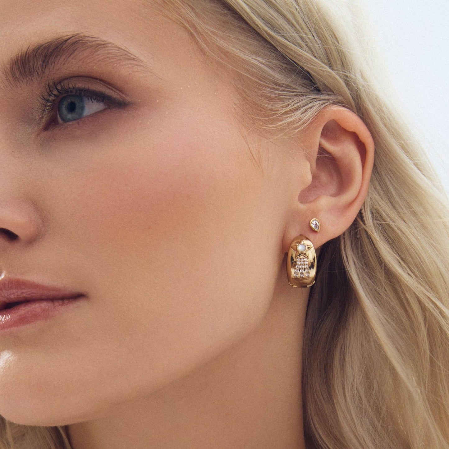 Teardrop Studs
