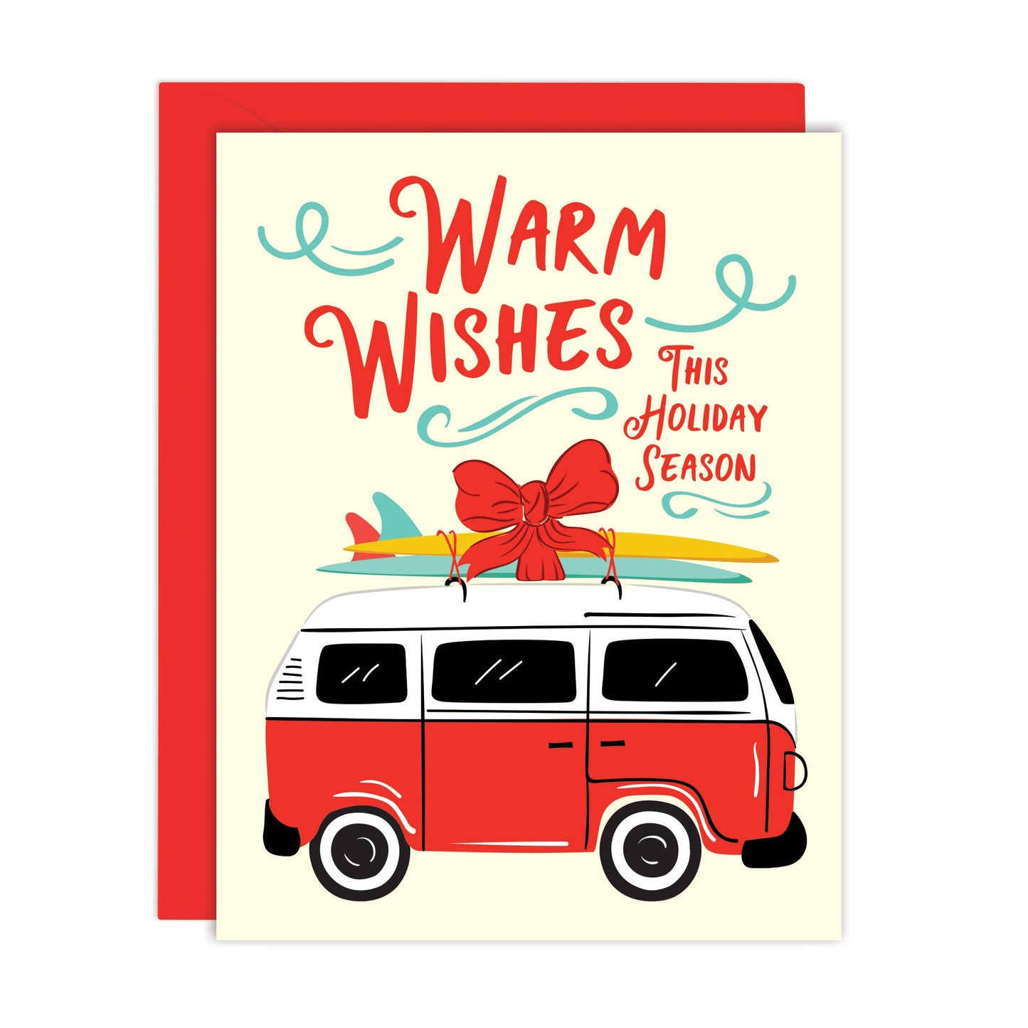 Warm Wishes Surf Van Box Set of 8 Cards