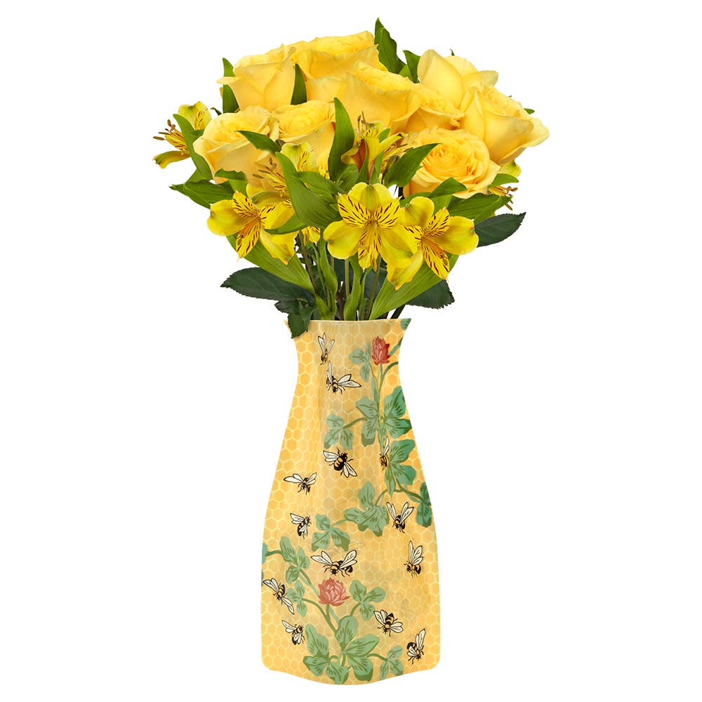 Candace Wheeler Bees With Honeycomb Expandable Vase