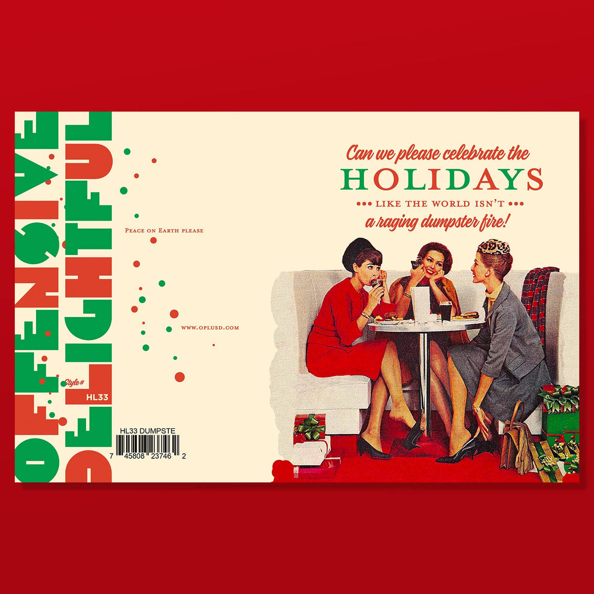 Dumpster Fire Holidays! Card
