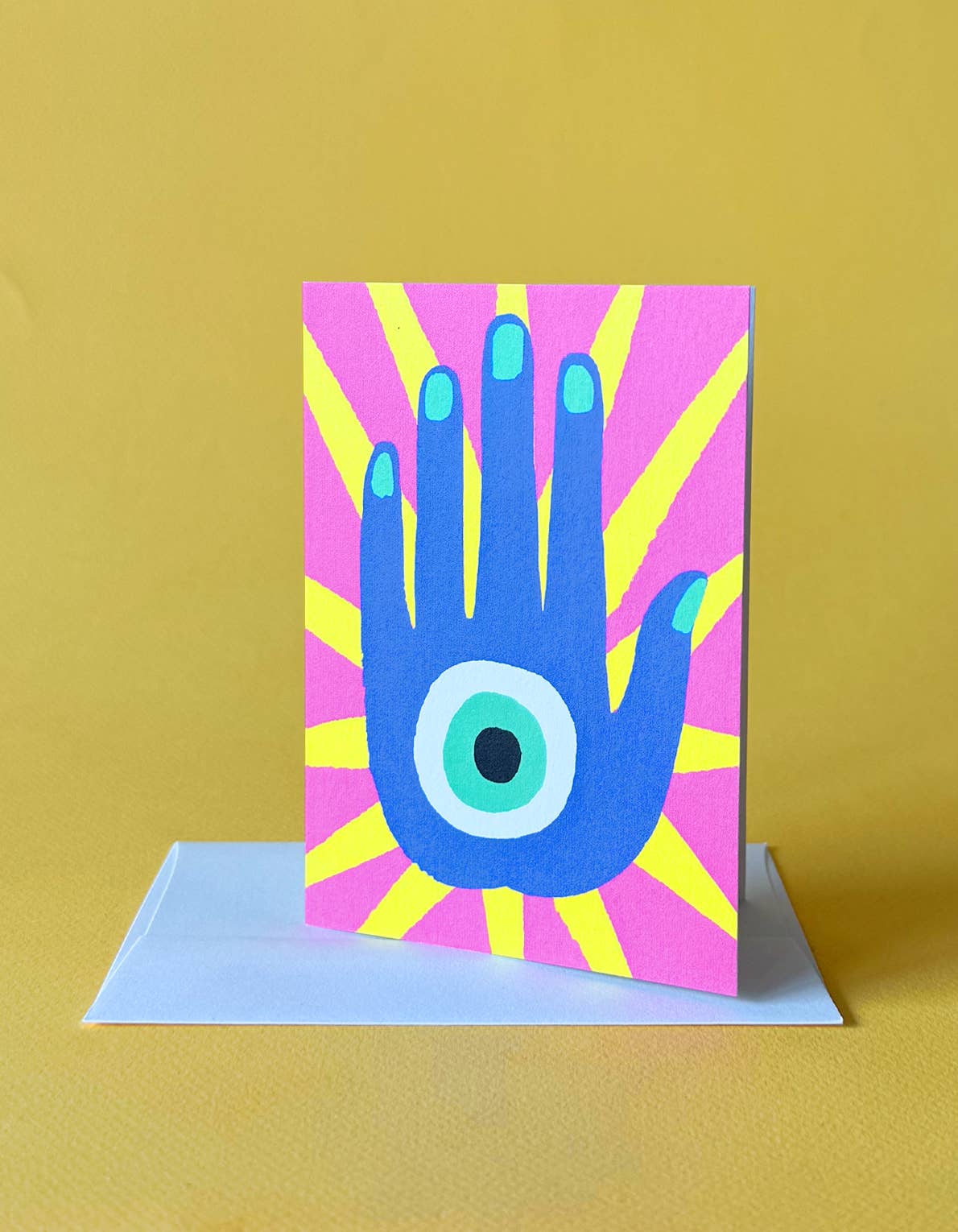 Hamsa Star Notecards, Boxed Set of 12