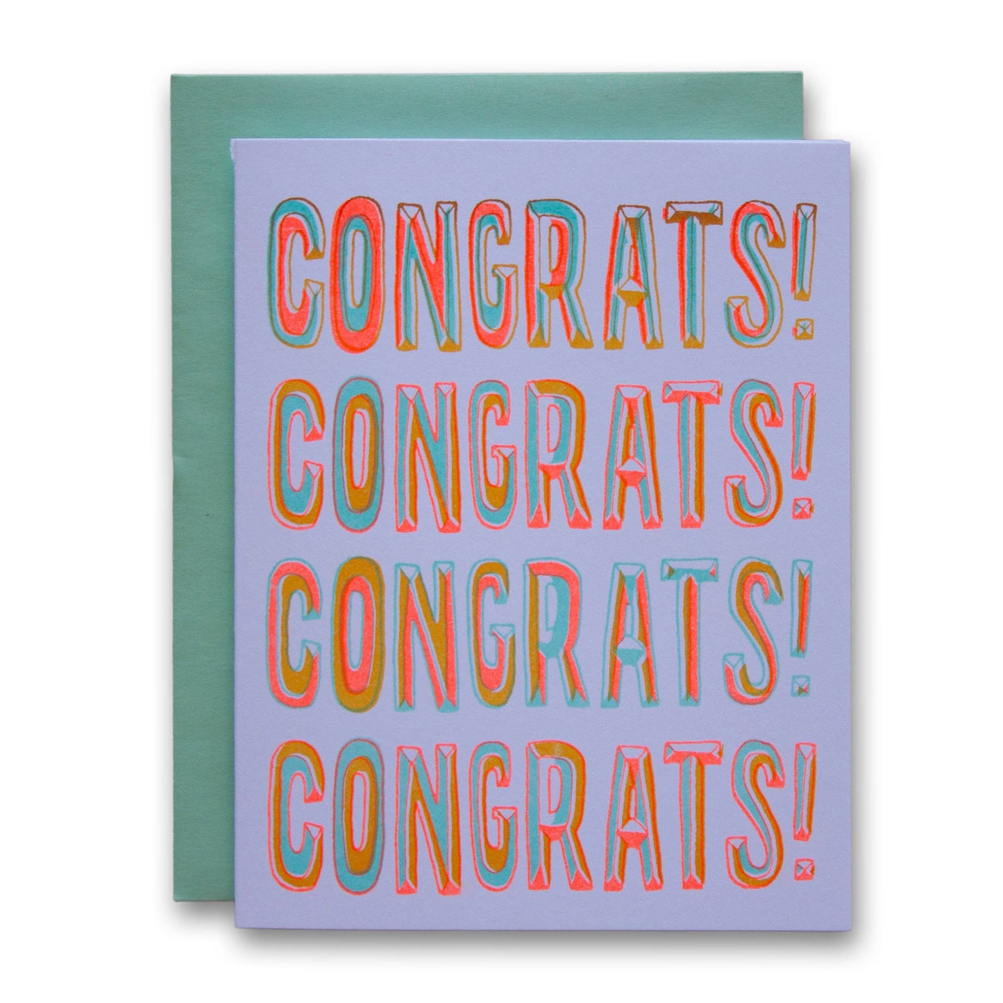Congrats Congrats Marquee Letters Greeting Card