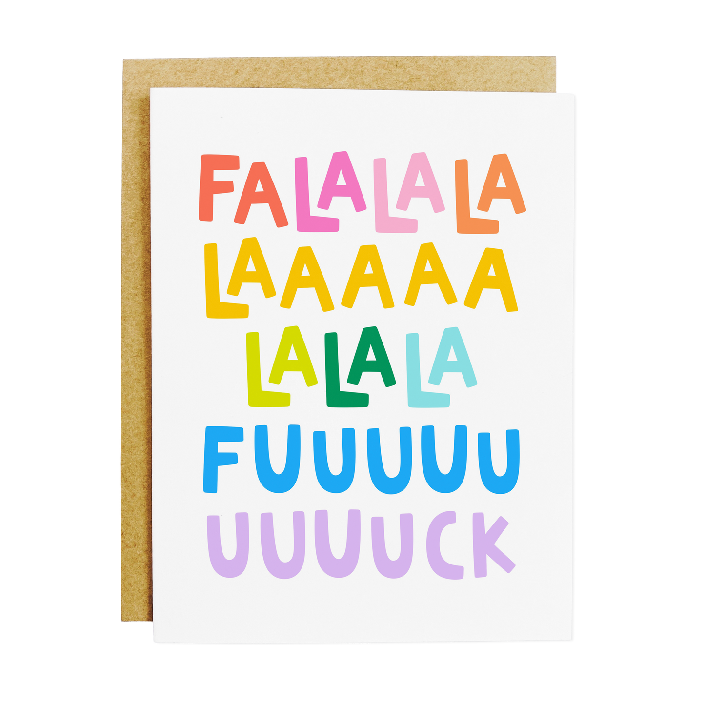 Fa La La Fuck Card