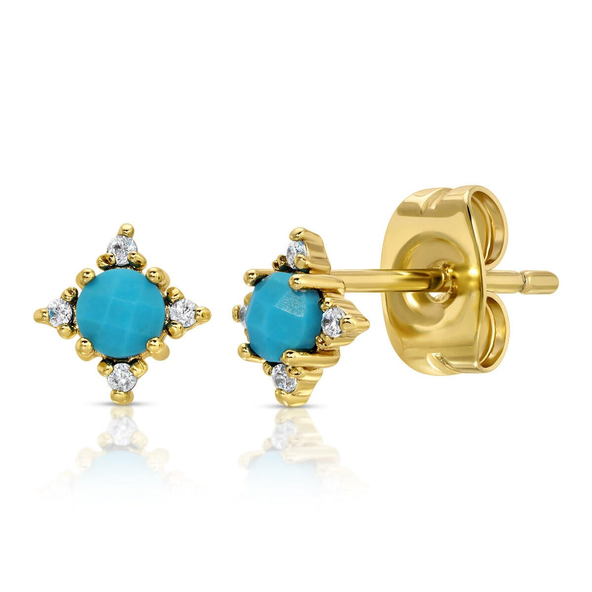 Turquoise Starlight Studs