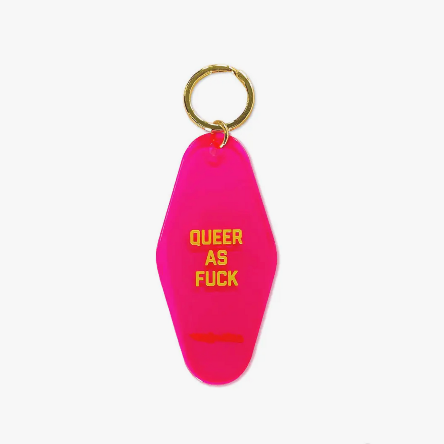 Queer As Fuck Keytag