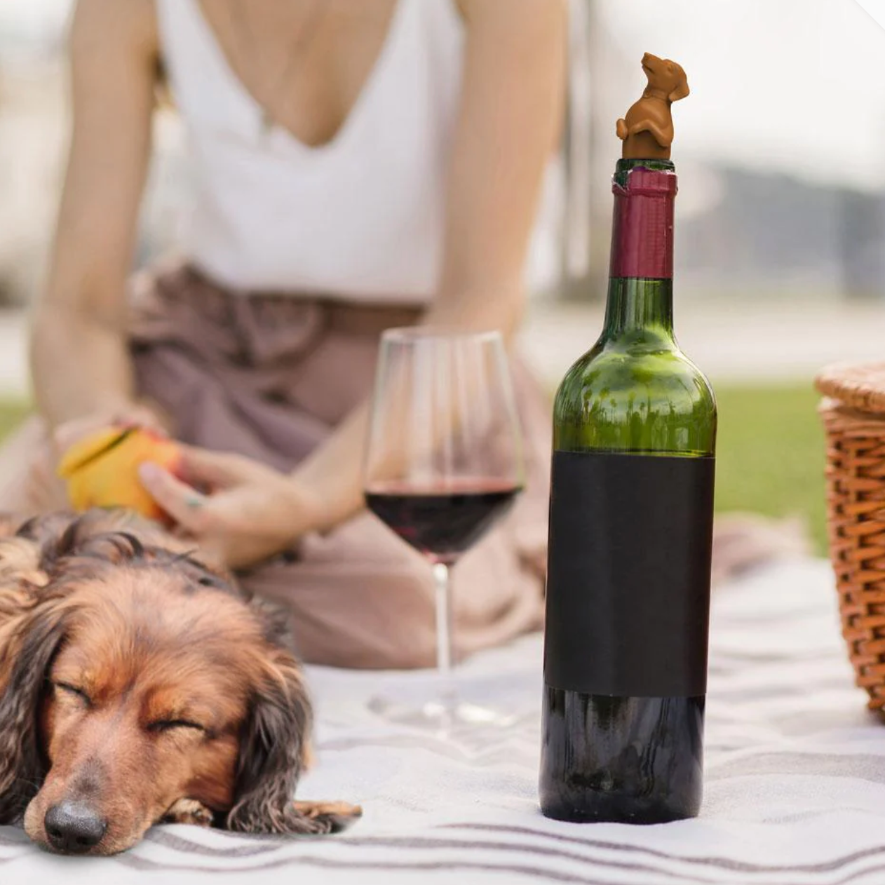 Winer Dog Bottle Stopper