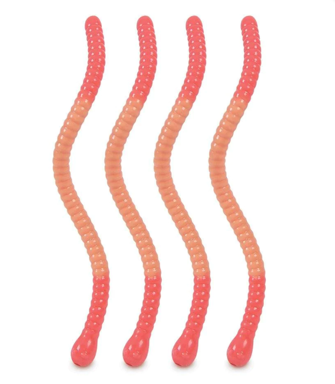 Silicon Worm Straws