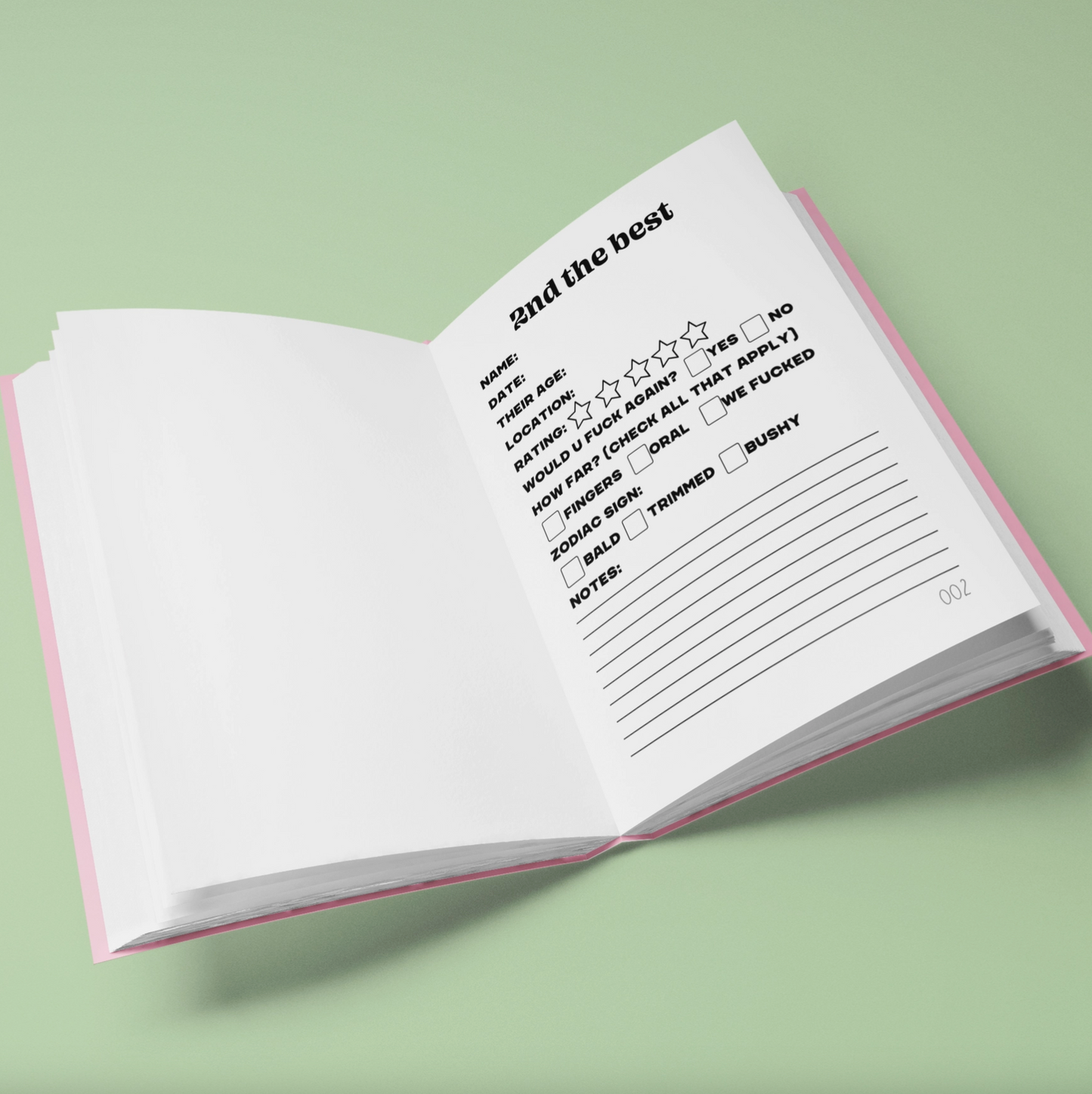 To All The Boys, A Sex Diary