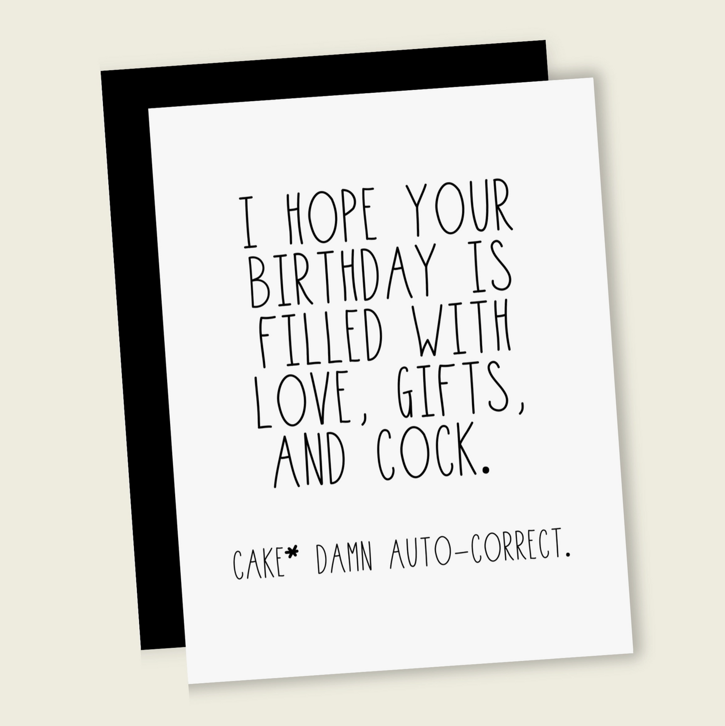 Filled w/ Cock Cake