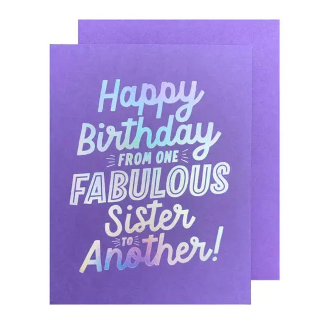 Fabulous Sister Birthday