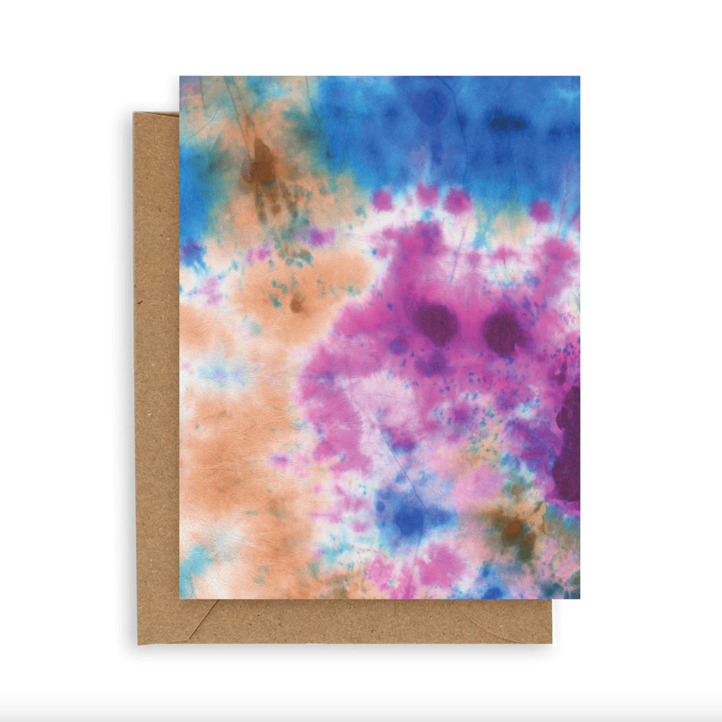 Tie Dye Winter Blank Card Boxed 6 Set