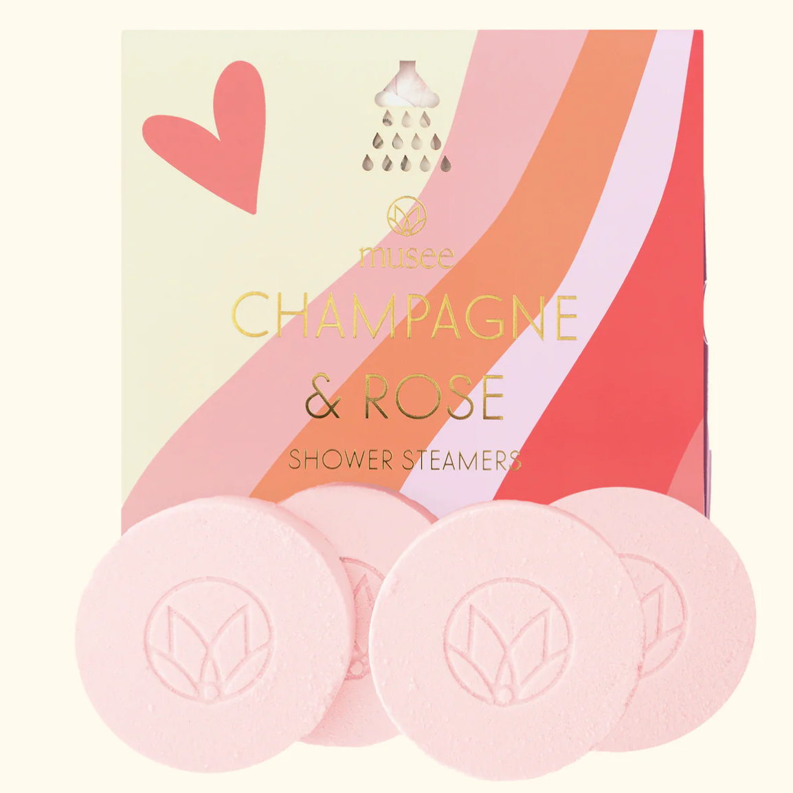 Champagne & Rose Shower Steamers