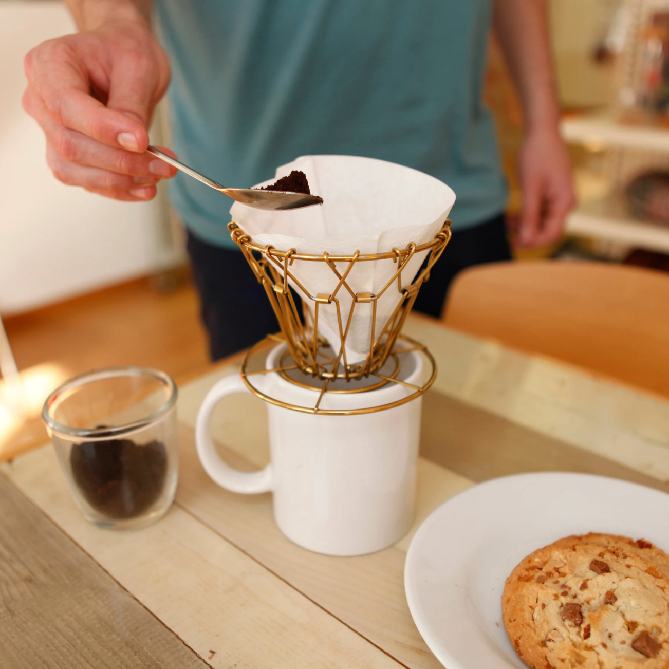 Brass Collapsible Coffee Dripper