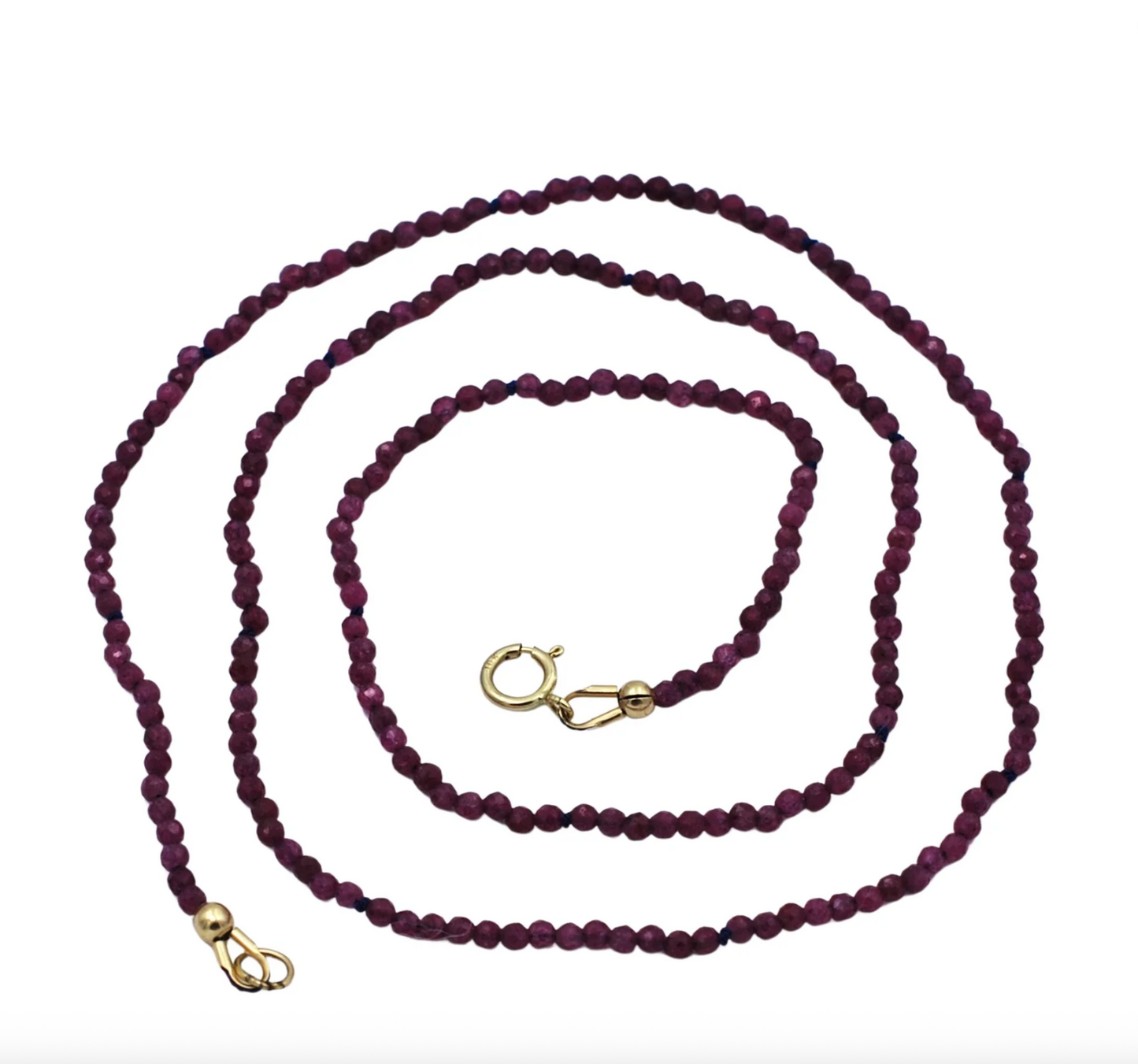 Ruby Evie Beaded Necklace