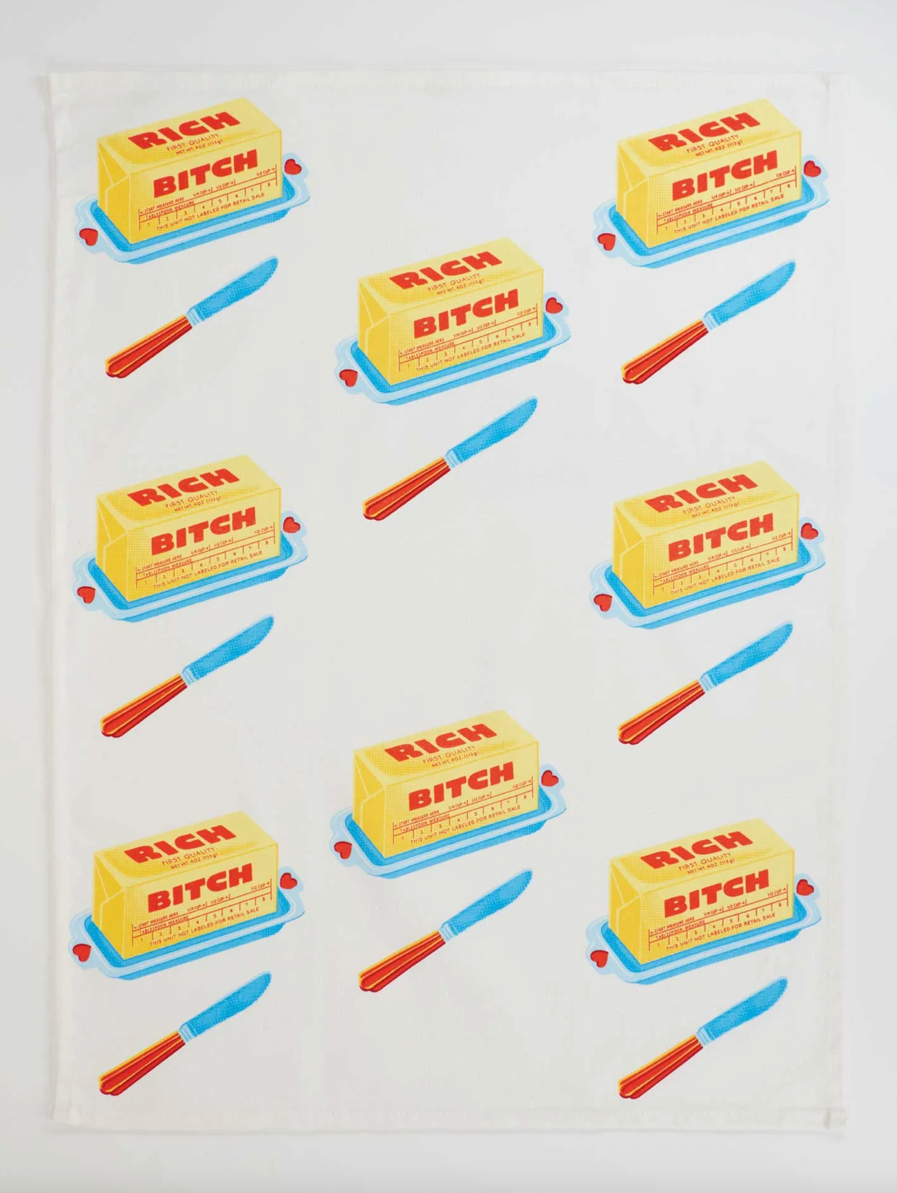 Rich Bitch Dish Towel