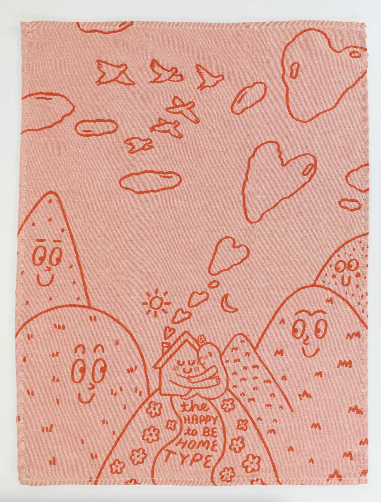 Happy to Be Home Woven Dish Towel