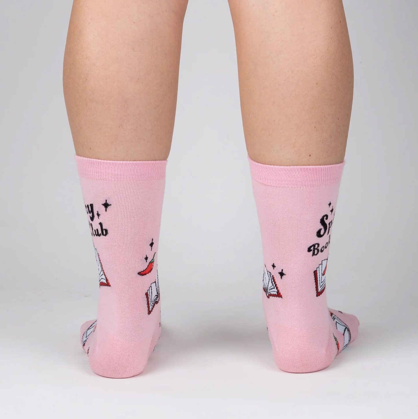 Spicy Book Club Crew Socks