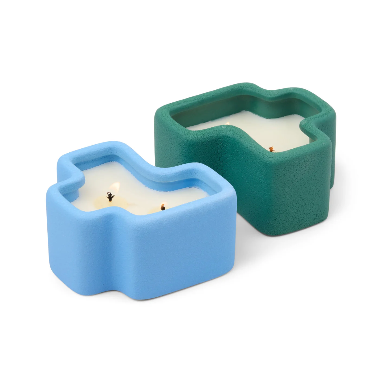 Jigsaw Candle Set - Wild Mint & Misted Lime