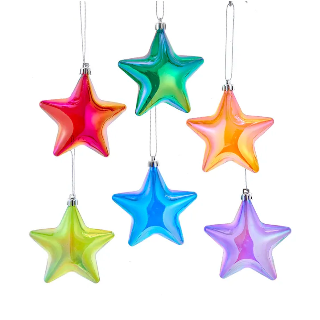 Iridescent Star Ornament