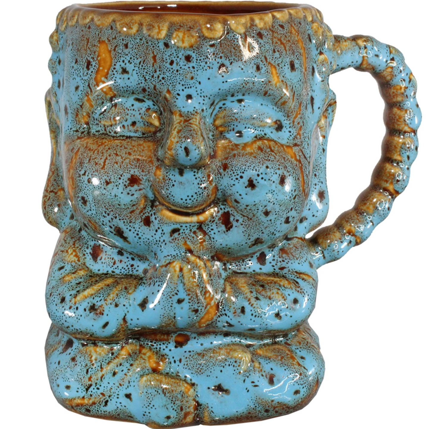 Happy Buddha Mug, Ceramic
