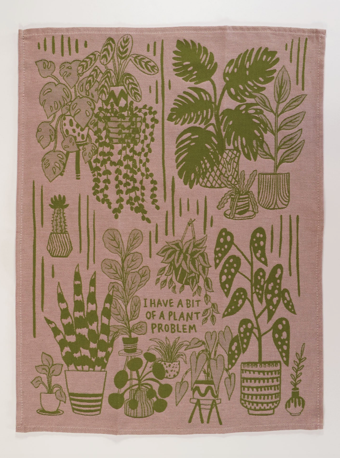 Plant Problem Woven Dish Towel