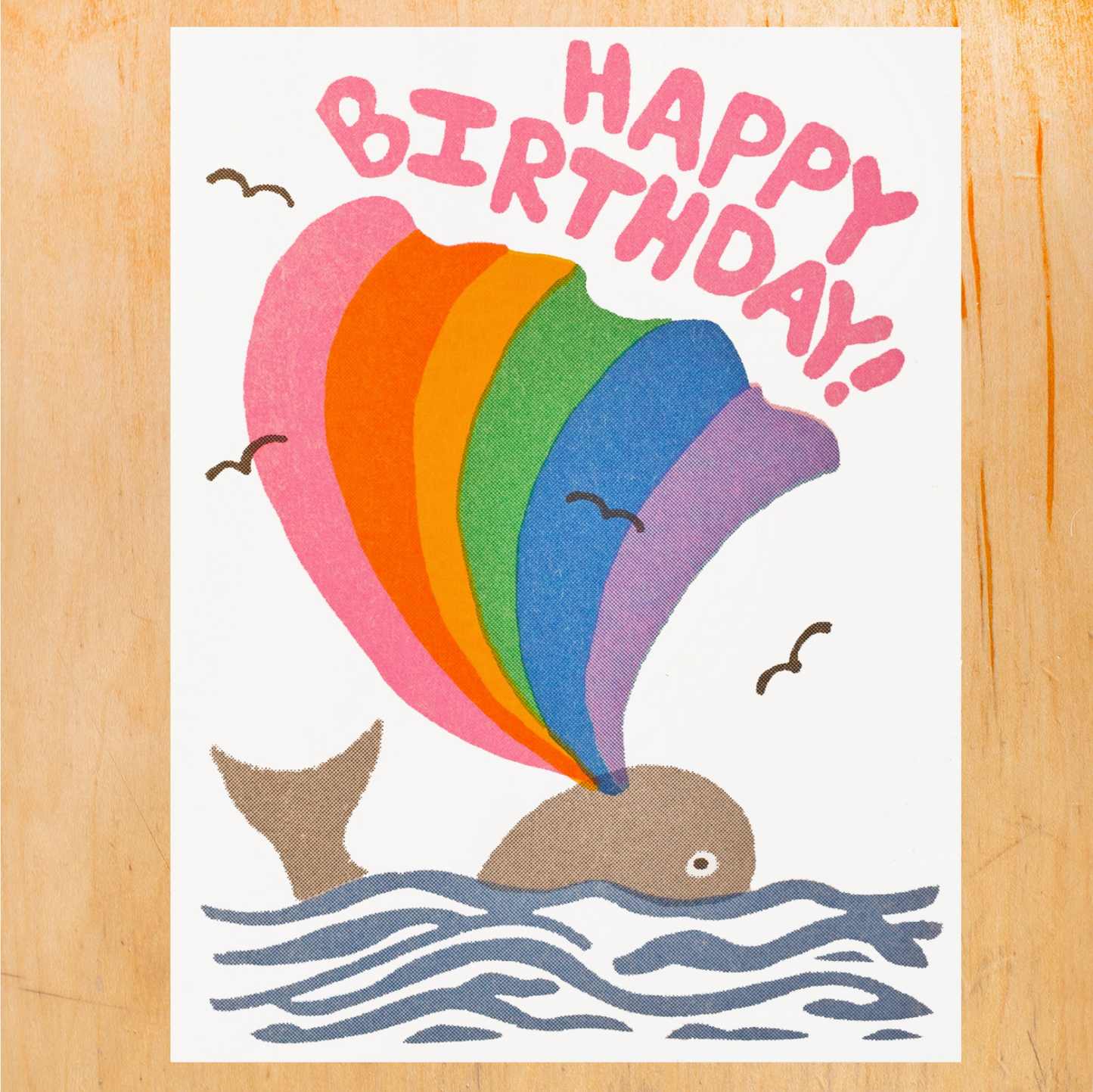 Birthday Whale Card