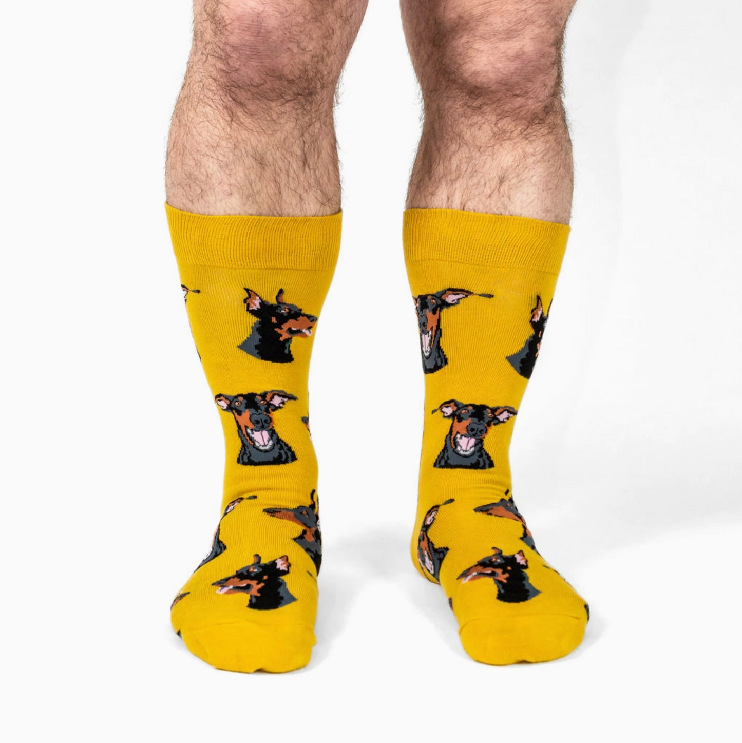 I Like Dobermans, And Maybe Three People Crew Socks