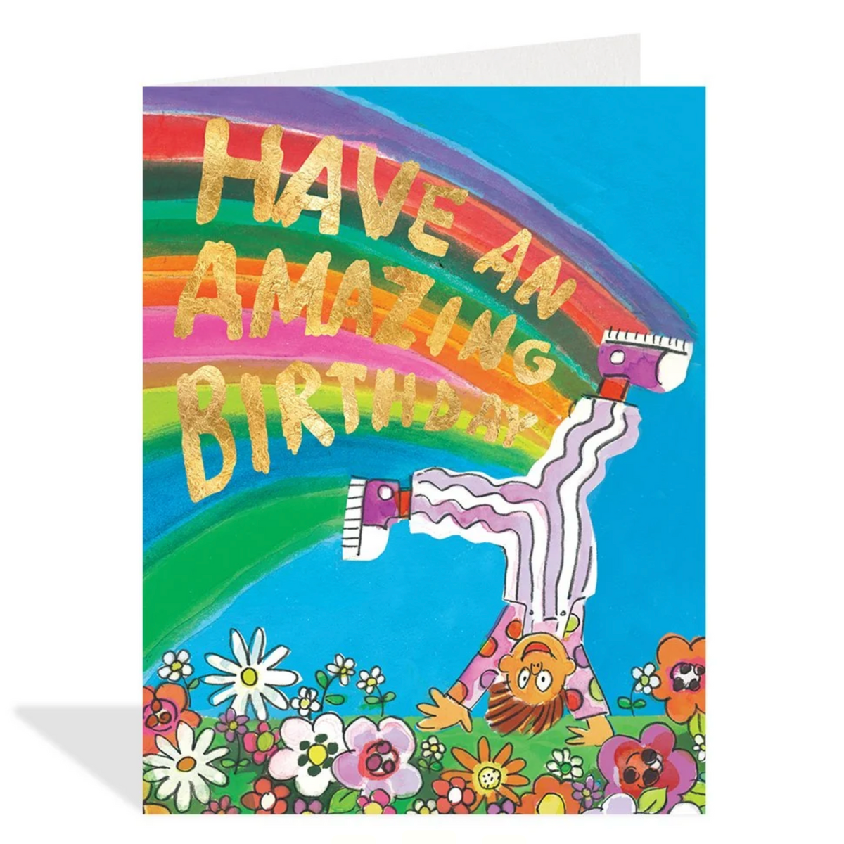 Rainbow Cartwheel Card