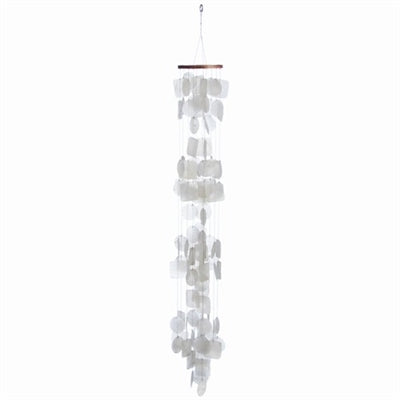 White Capiz Delight Shell Chime
