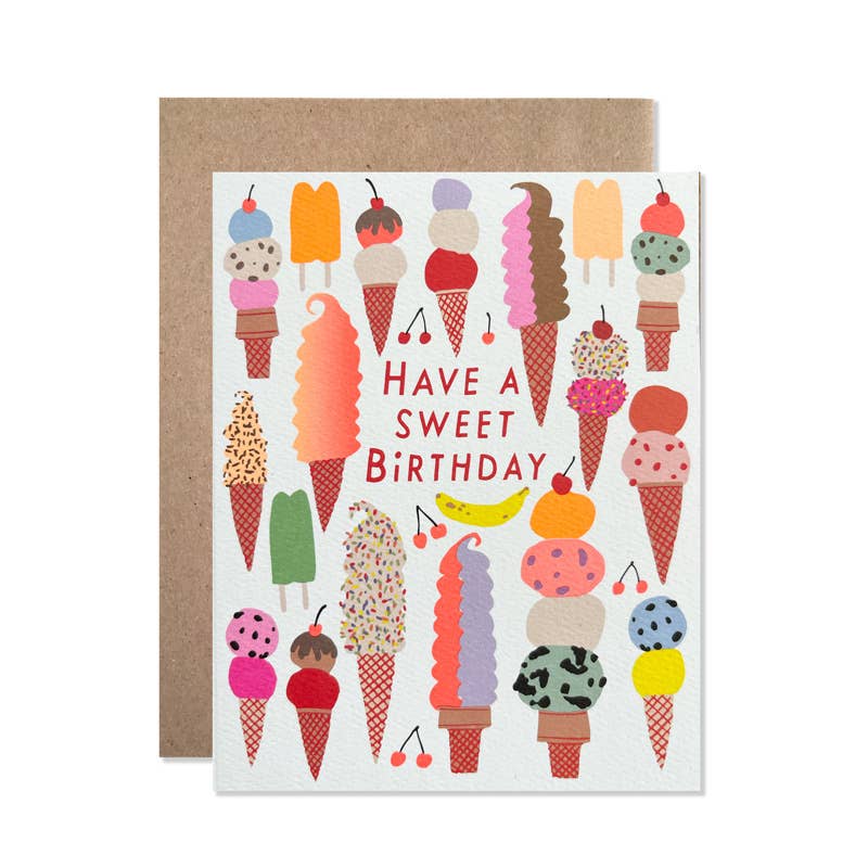 Sweet Ice Cream Card