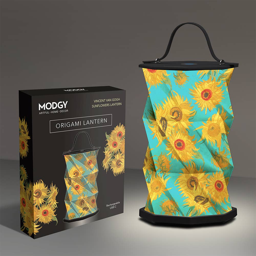 Vincent Van Gogh Sunflowers Origami Lantern