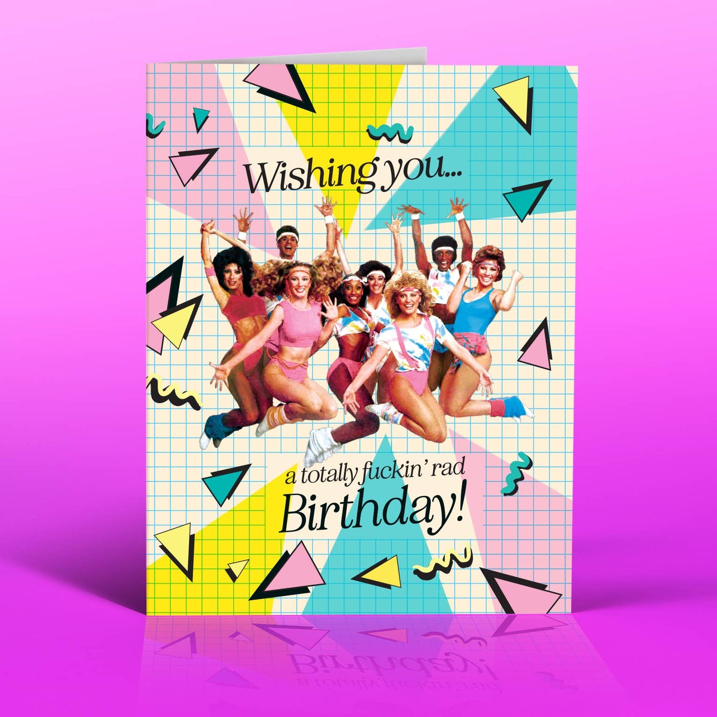 Rad 80's Birthday Card