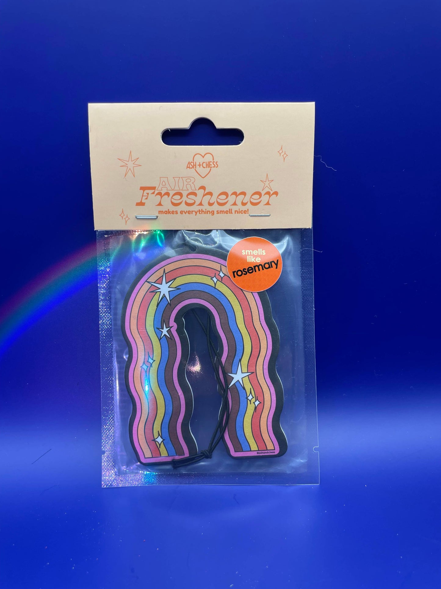 Rainbow Air Freshener - (Rosemary Scented)