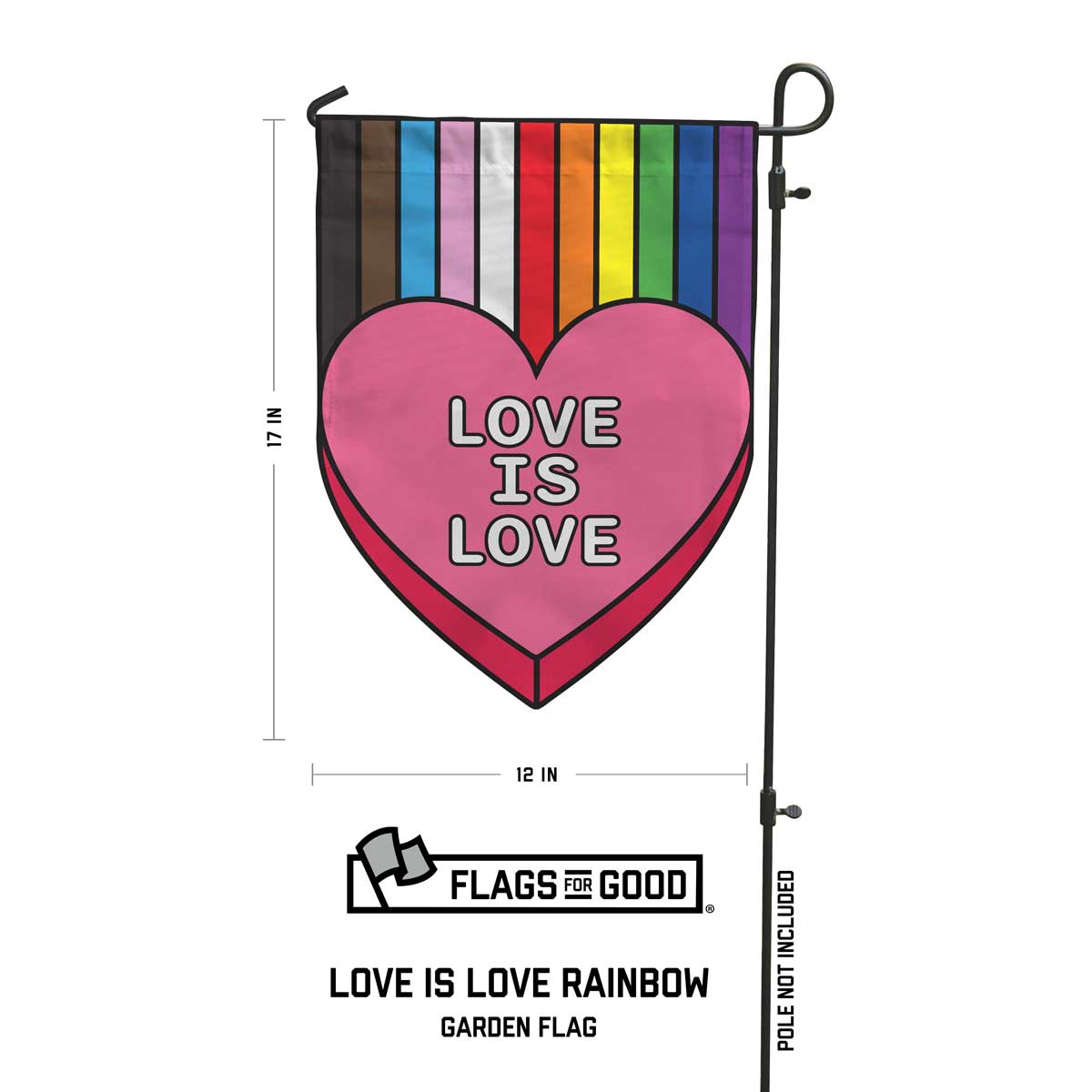Love is Love Garden Flag
