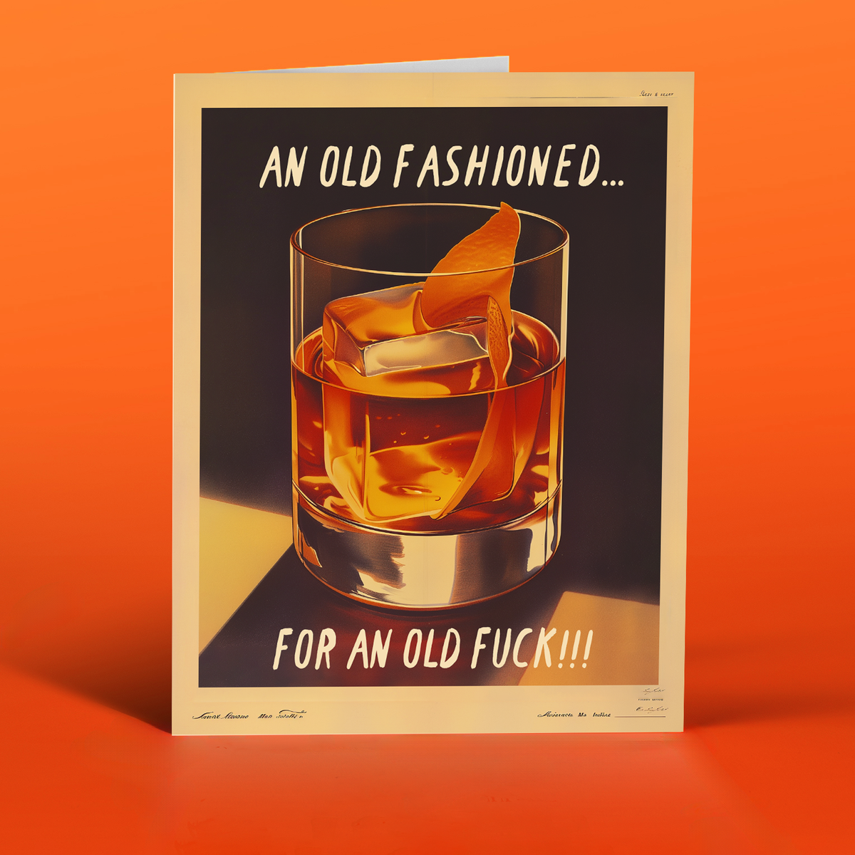 Old Fashioned! Card