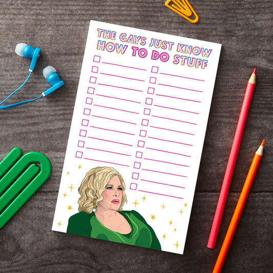 The Gays To Do List Notepad