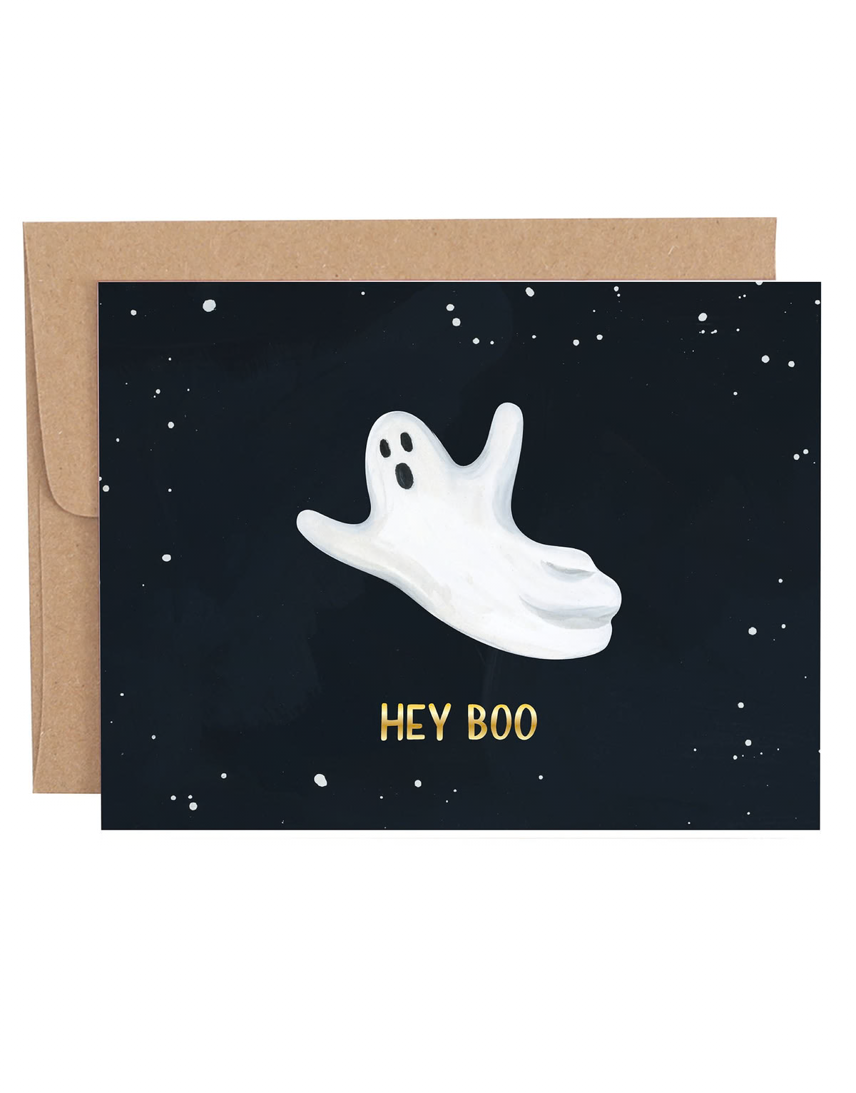 Hey Boo Ghost Halloween Card