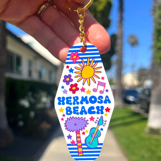 Hermosa Beach Hotel Keychain