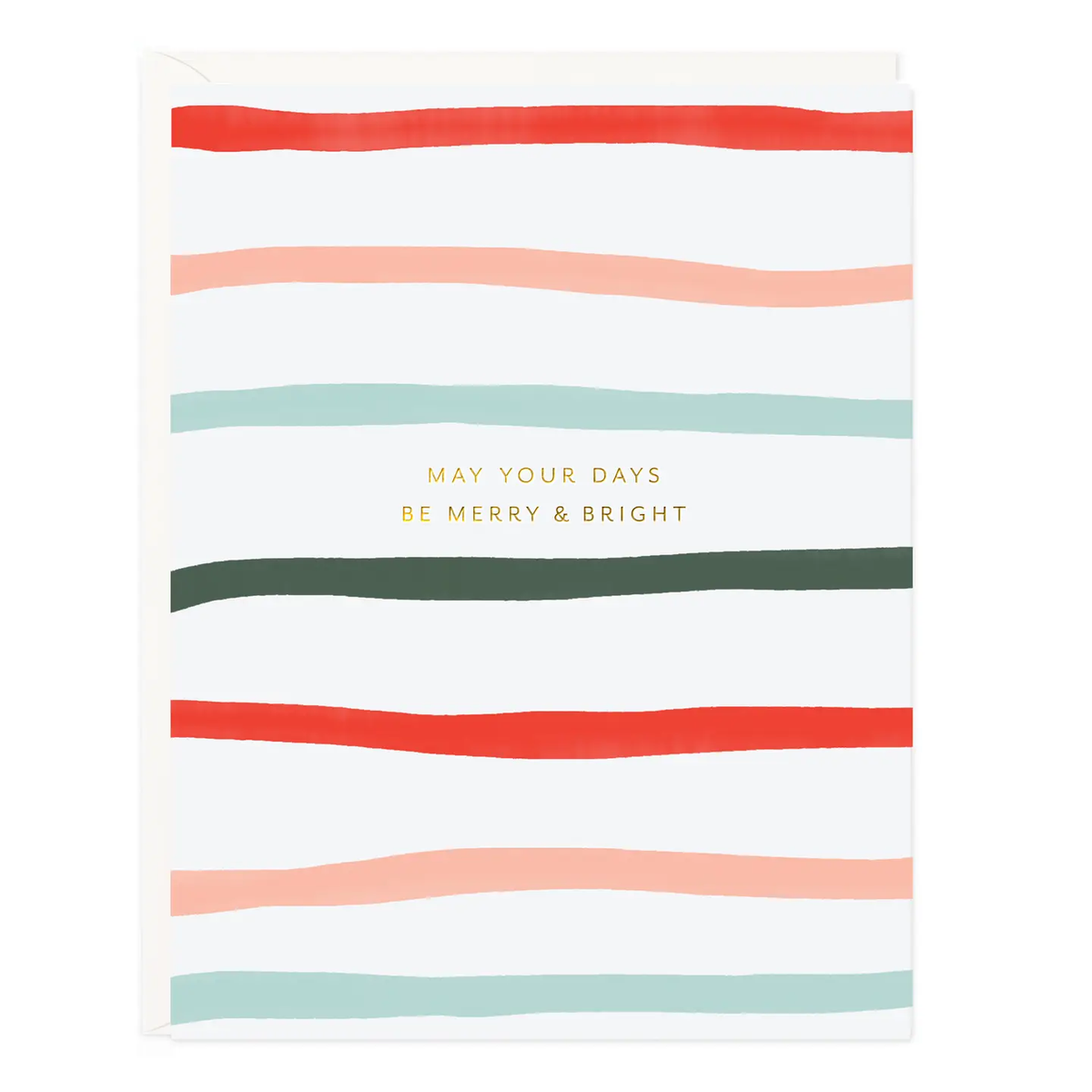 Merry & Bright Stripes Card