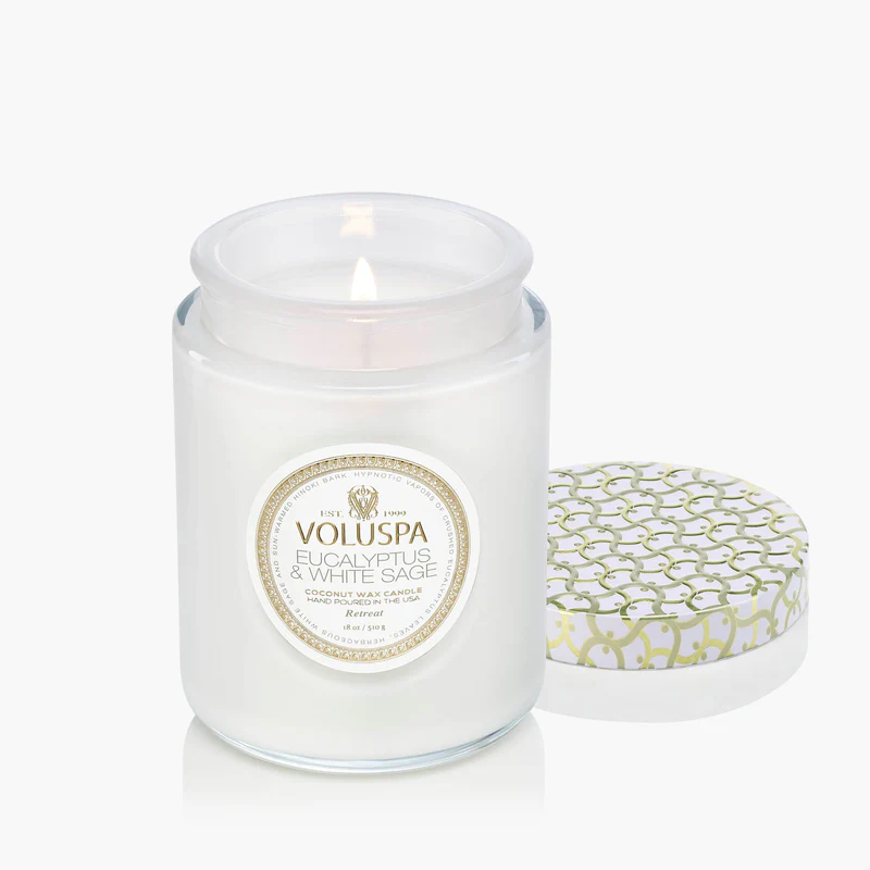 Eucalyptus White Sage Candle