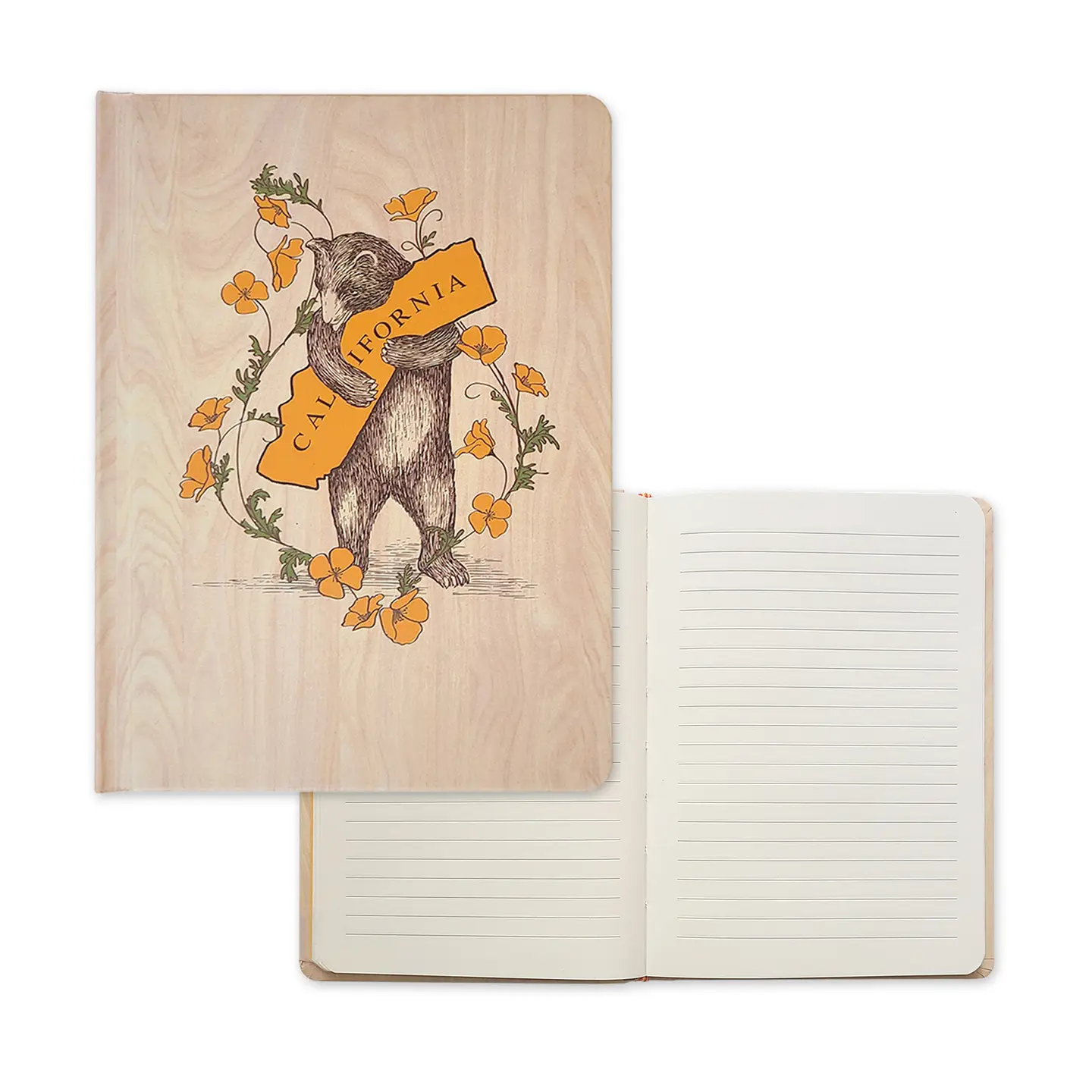 CA Bear & Poppies Journal