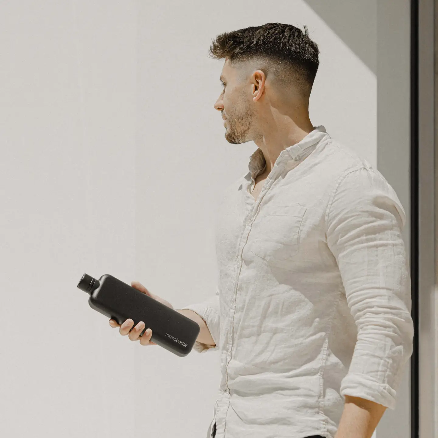 SLIM Stainless Steel memobottle