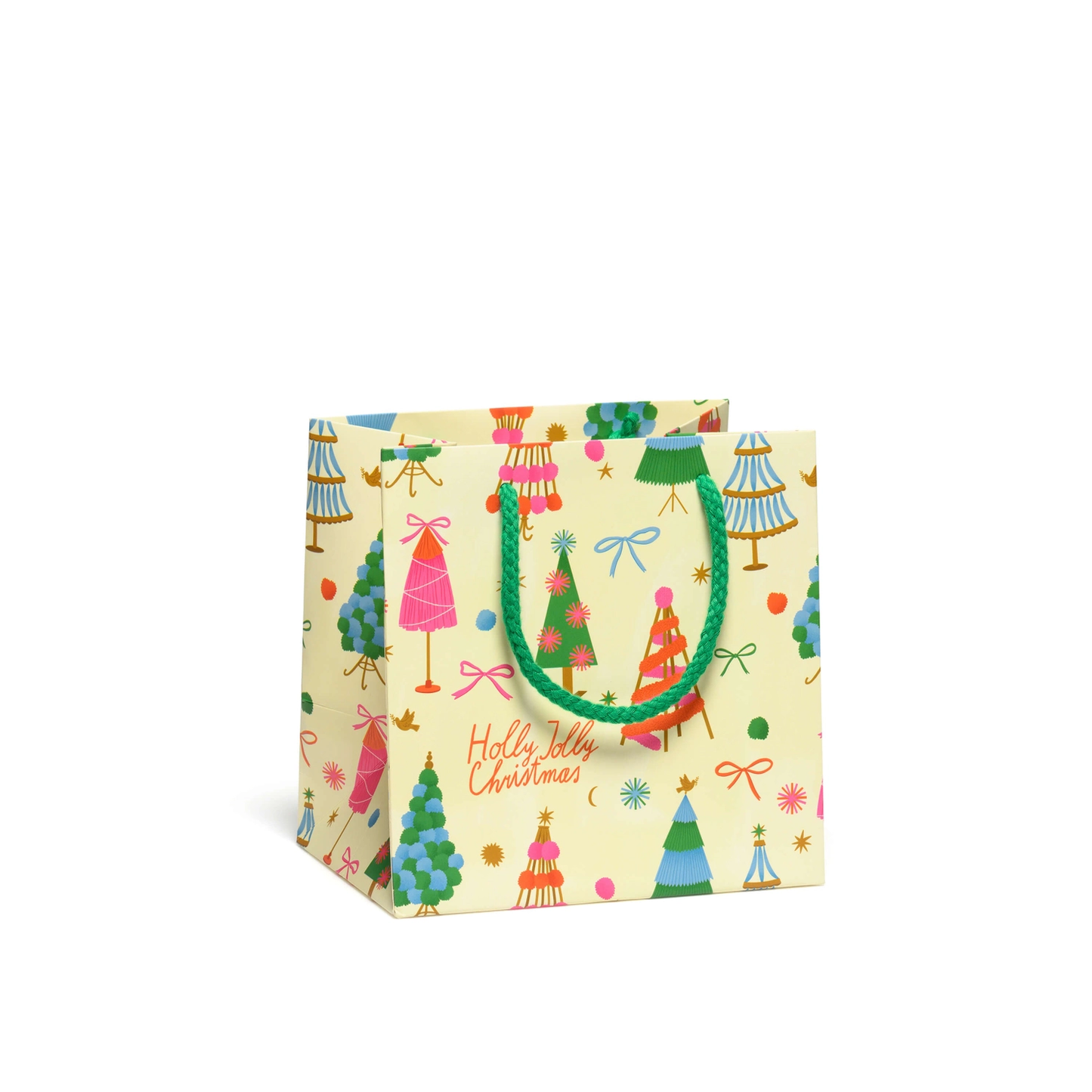 Holly Jolly Trees Gift Bag, SM